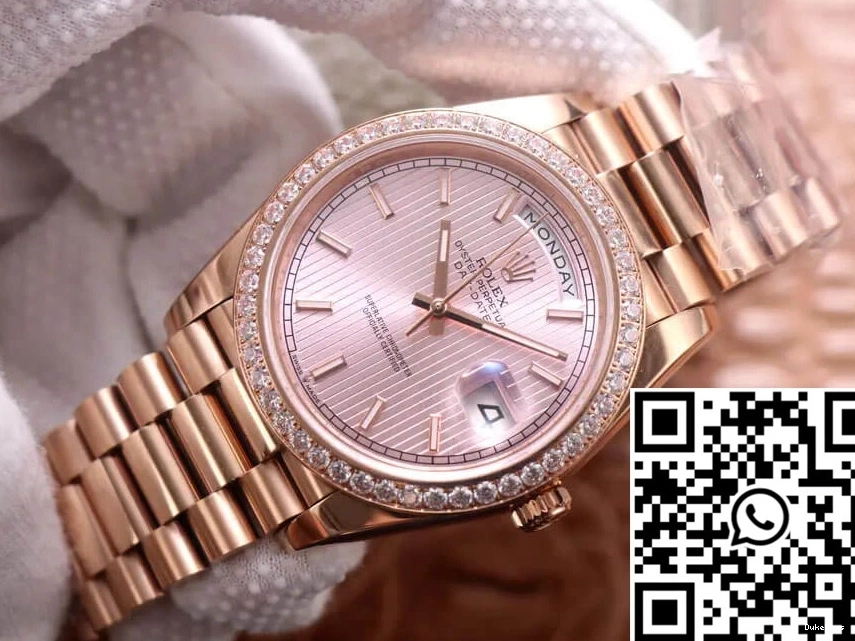 Factory Rose M228345RBR-0010 EW Rolex Gold Day Date 0426